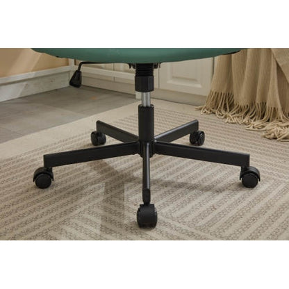 A Green armless vintage office chair sold by WorkZen Interiors