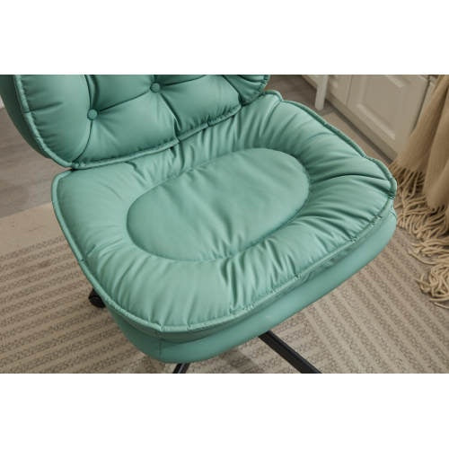 A Green armless vintage office chair sold by WorkZen Interiors
